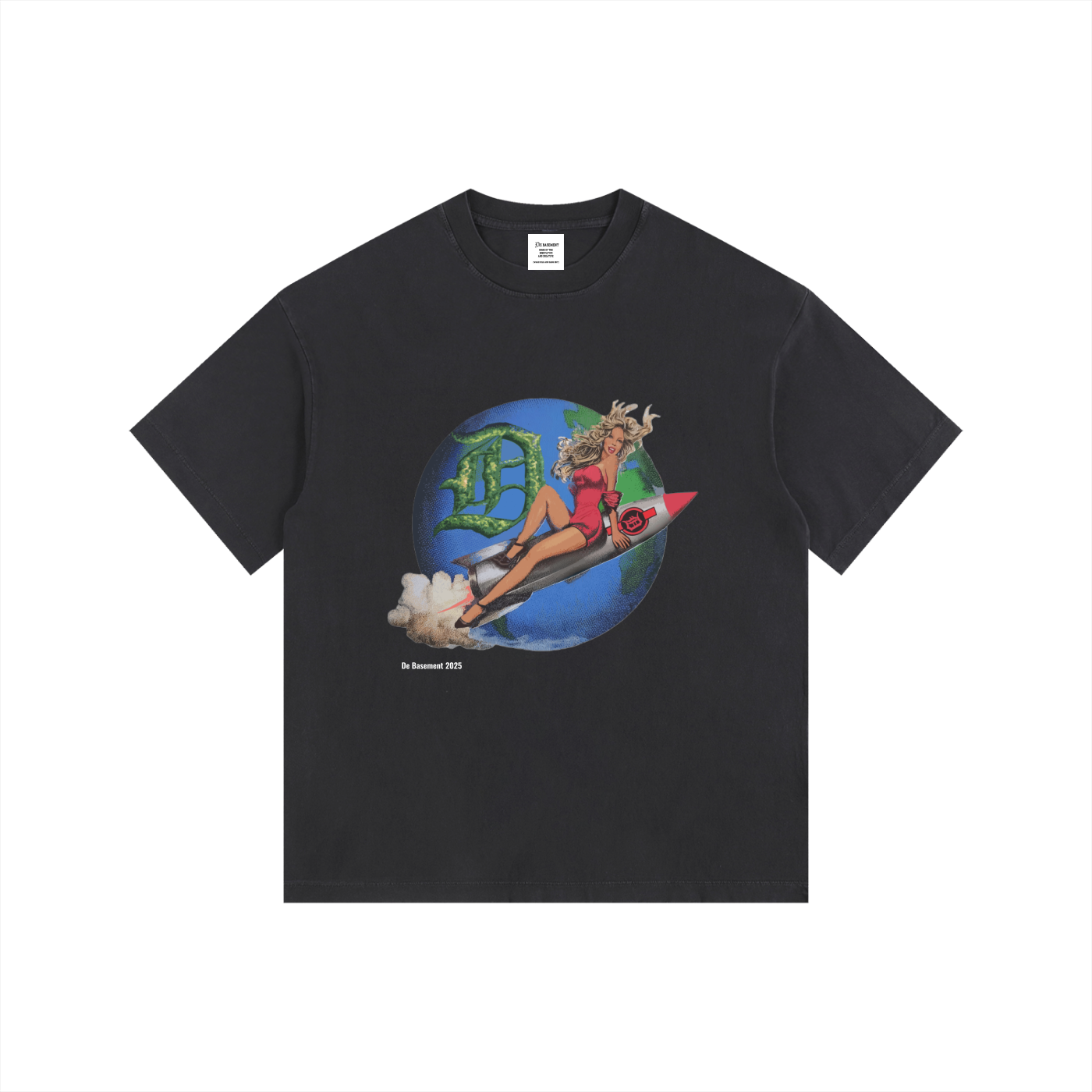 de basement band tee (vintage black)