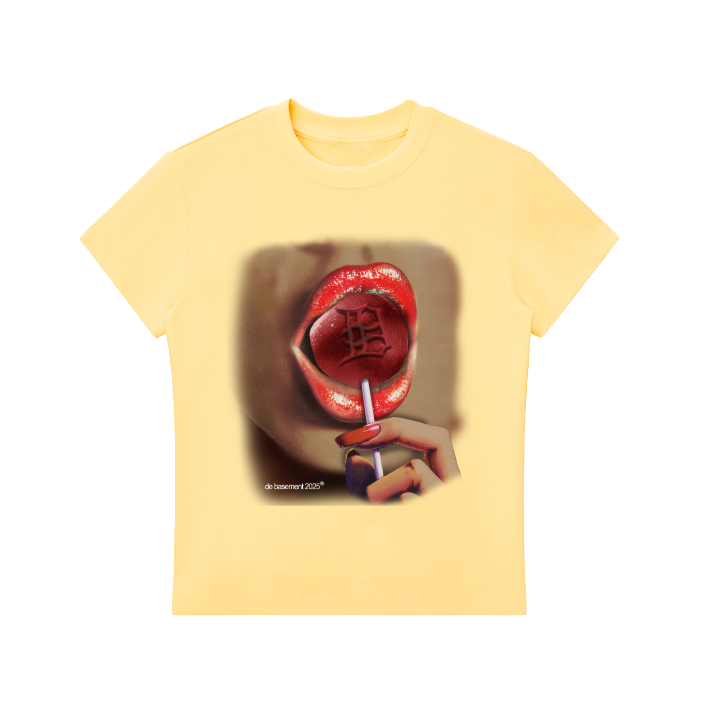 lollipop tee women's (yellow)