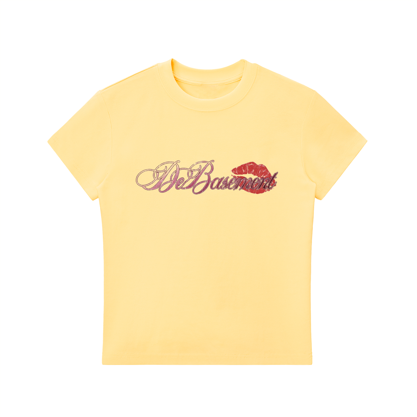 Women’s Kiss tee (Yellow)