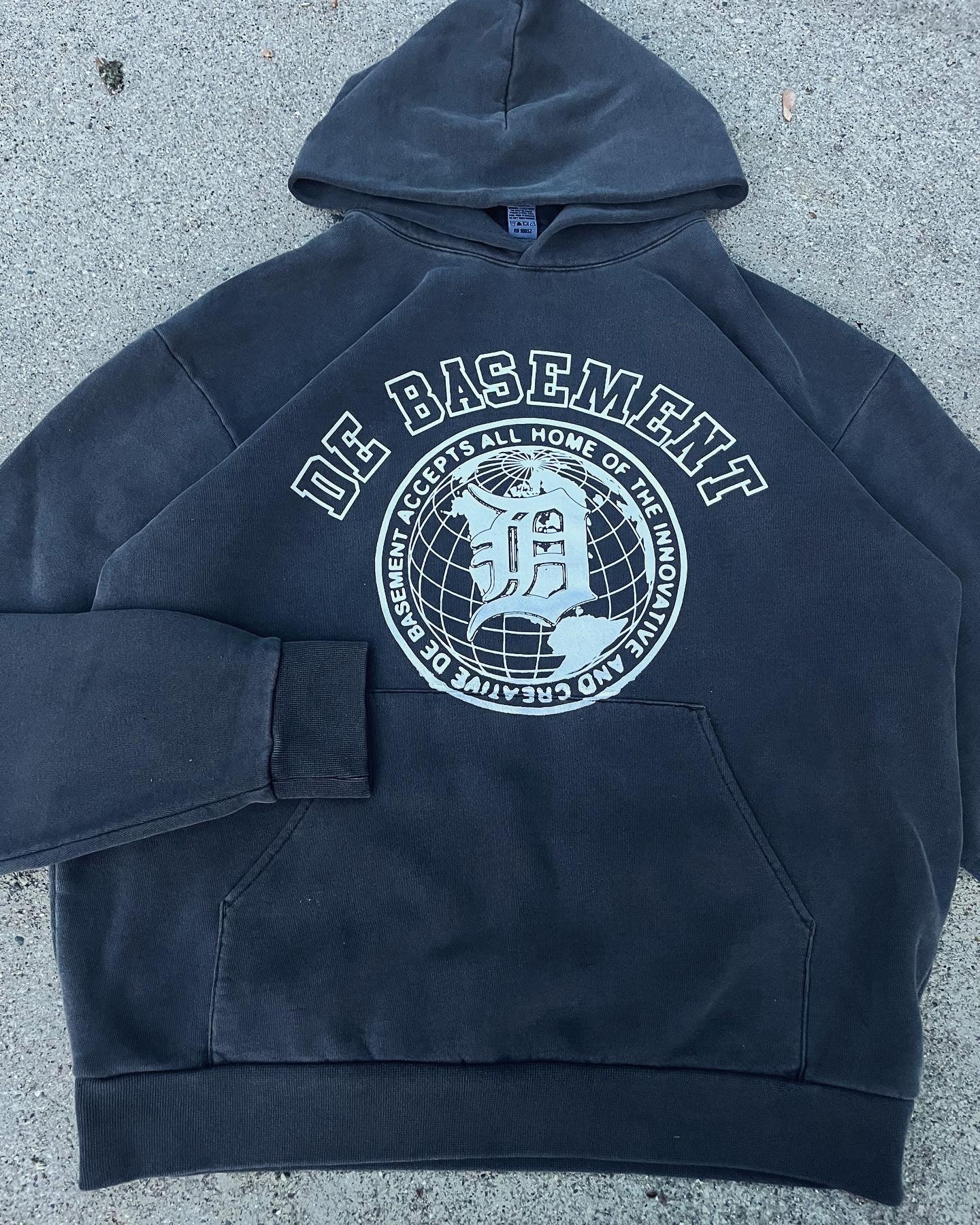 De Basement “University” Hoodie (Grey)