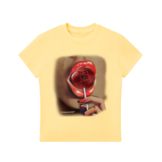 lollipop tee women's (yellow)