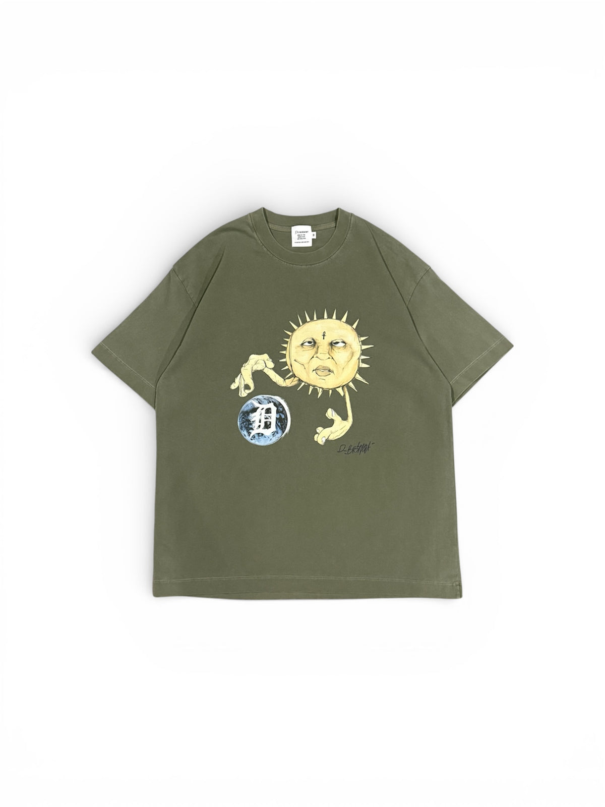 the watcher tee men's (olive green)