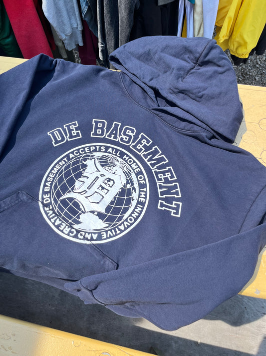 Navy De Basement University Hoodie