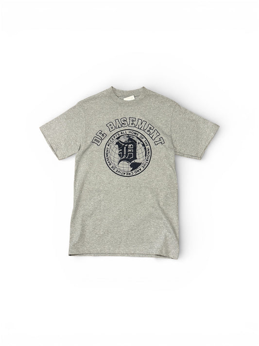 Grey Navy University T Shirt
