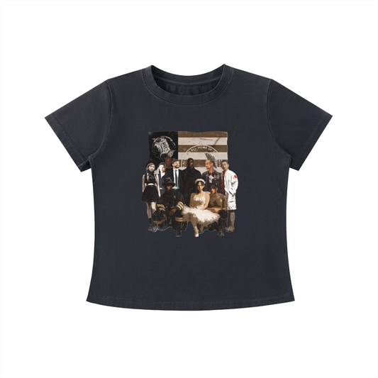 team tee women's (black)